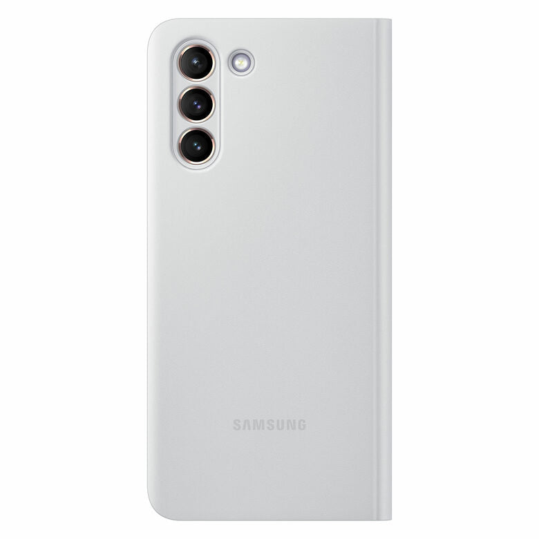 Samsung Clear View Cover per Galaxy S21 5G (2021), Light Gray