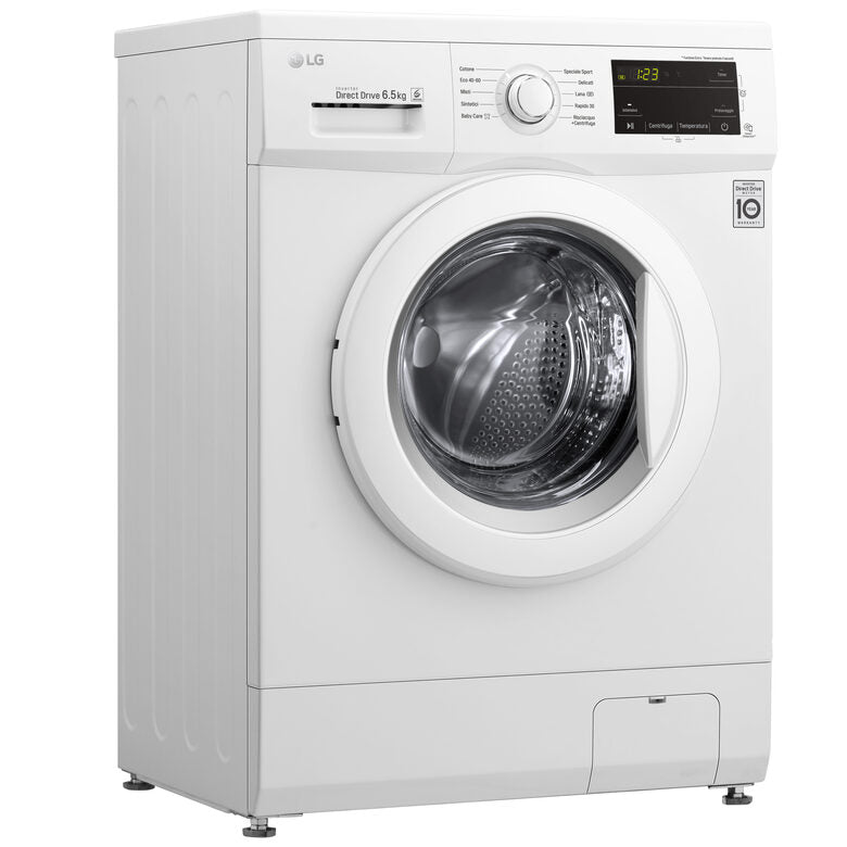 LG F2J3WN3WE Lavatrice Slim 6.5kg 1200 Giri/min Carica frontale Classe E