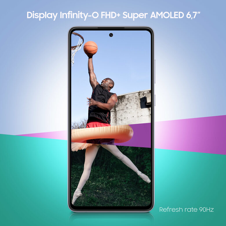 Samsung Galaxy A72 4G A72 128 GB Display 6.7” FHD+ Super AMOLED Awesome Violet