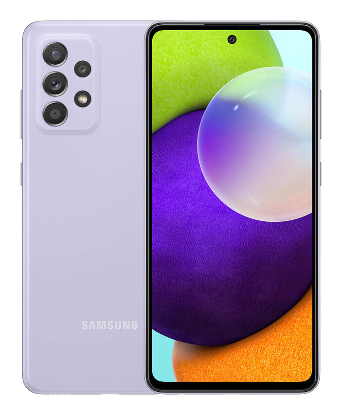Samsung Galaxy A52 4G A52 128 GB Display 6.5” FHD+ Super AMOLED Awesome Violet