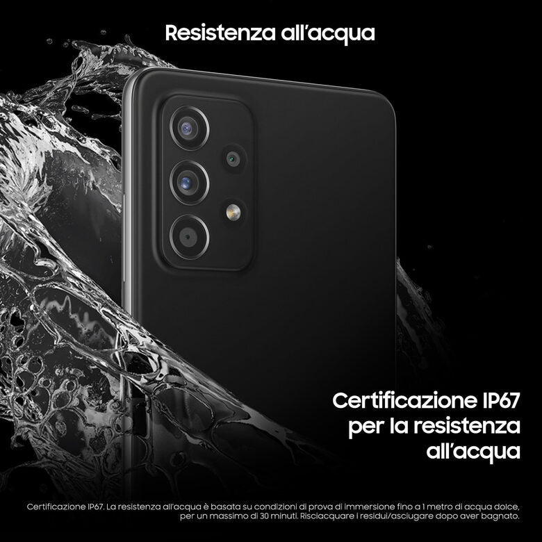 Samsung Galaxy A52 4G A52 128 GB Display 6.5” FHD+ Super AMOLED Awesome White