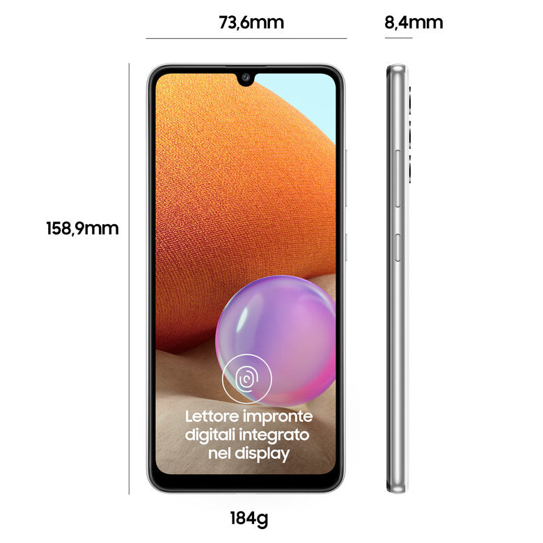 Samsung Galaxy A32 128GB Display 6.4” FHD+ Super AMOLED Awesome White