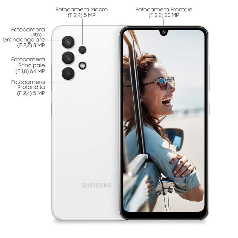Samsung Galaxy A32 128GB Display 6.4” FHD+ Super AMOLED Awesome White