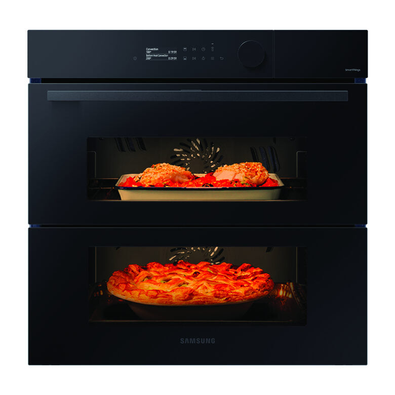 Samsung NV7B5760WBK Forno a incasso a Vapore Serie 5 76 L A+ Vetro Nero