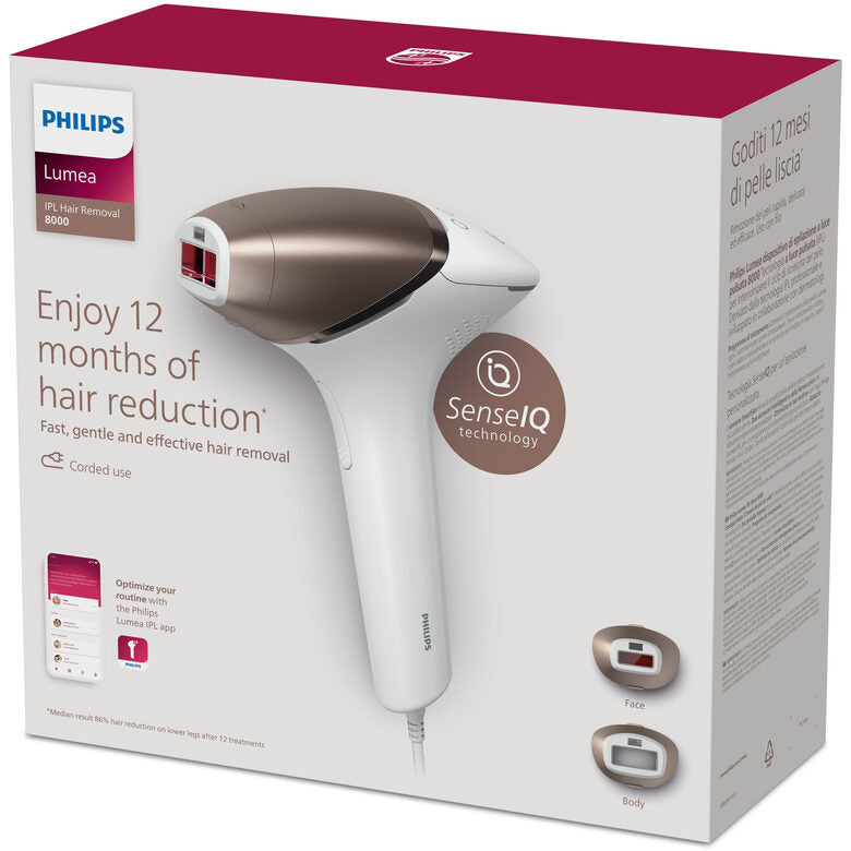 Philips Lumea Prestige Lumea IPL 8000 Series BRI945/00 Dispositivo di epilazione IPL con SenseIQ