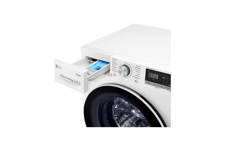 LG F2WV5S8S0E Lavatrice Slim Intelligente AIDD 8.5kg Vapore TurboWash 1200 Giri/min Carica frontale Classe C