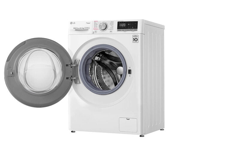 LG F2WV5S8S0E Lavatrice Slim Intelligente AIDD 8.5kg Vapore TurboWash 1200 Giri/min Carica frontale Classe C