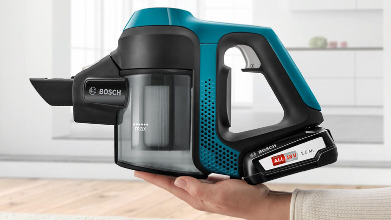 Bosch Serie 6 BBS611LAG scopa elettrica Batteria Secco Senza sacchetto 0,3 L Blu 2,5 Ah