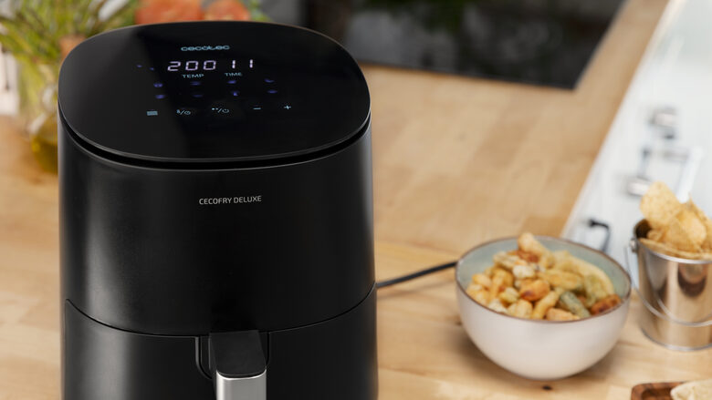 Cecotec Cecofry Deluxe Rapid Moon Singolo 2,5 L Indipendente 1400 W Friggitrice ad aria calda Nero