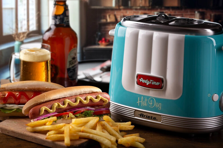 Ariete 0206/01 Tostapane per hot dog 650 W Azzurro