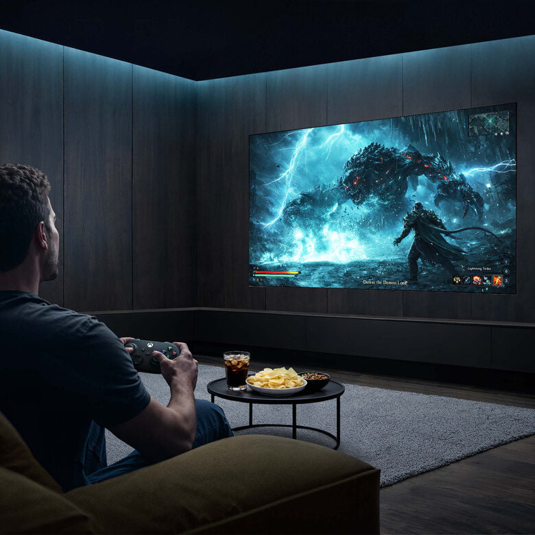 Samsung OLED AI TV 83" QE83S90HAEXZT 4K, Processore NQ4 AI Gen3, 4K AI Upscaling Pro, Glare Free, OLED HDR+, Motion Xcelerator 165Hz, Dolby Atmos & OTS Lite, Laser Slim Design, Vision AI Sma