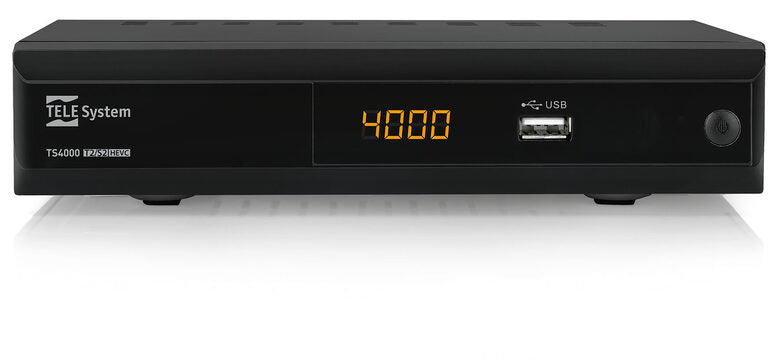 Telesystem TS4000 Combo Decoder Digitale terrestre / satellitare Full HD Nero