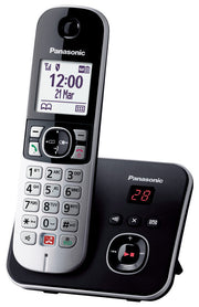 Panasonic KX-TG6861 Telefono Cordless DECT Identificatore di chiamata Nero, Grigio