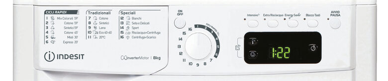 Indesit EWE 81283 W IT N lavatrice Caricamento frontale 8 kg 1200 Giri/min D Bianco