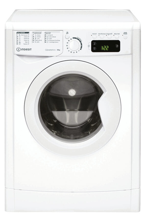 Indesit EWE 81283 W IT N lavatrice Caricamento frontale 8 kg 1200 Giri/min D Bianco