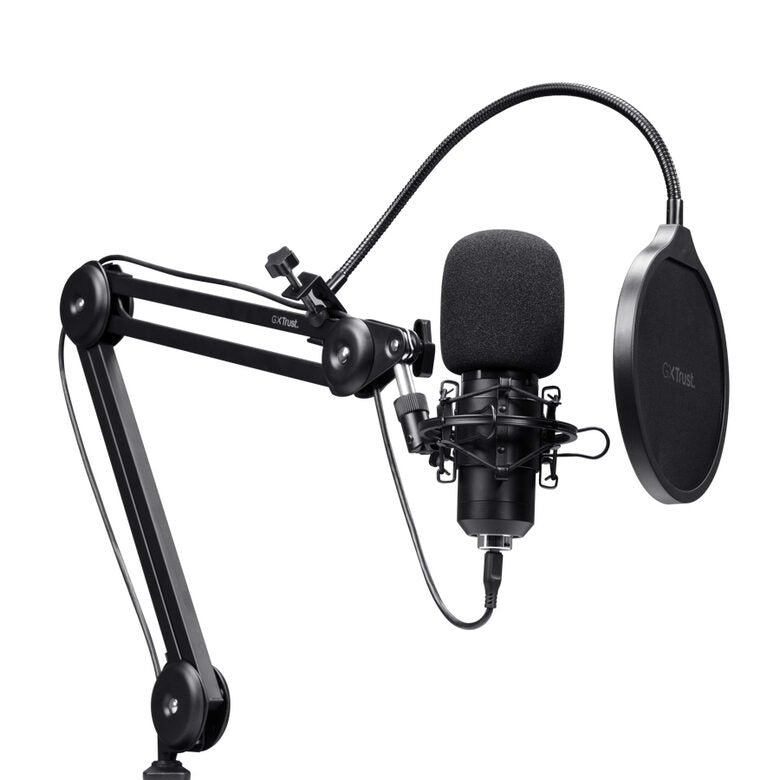 Trust GXT 270 Emita II+ Nero Microfono per podcast