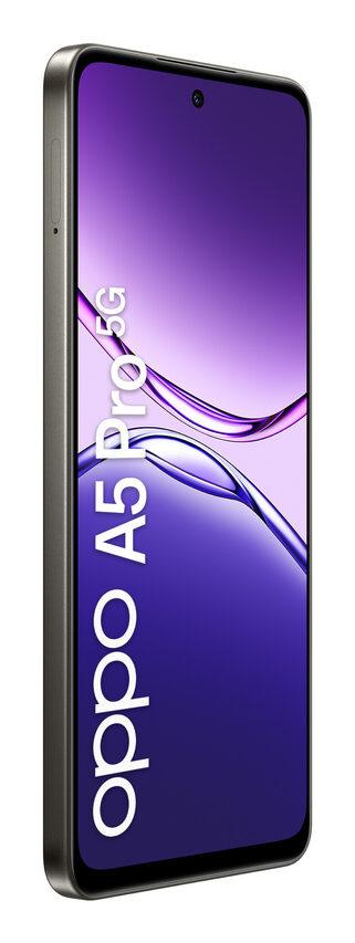 OPPO A5 Pro 5G Smartphone, Foto AI 50MP, Frontale 8MP, Display 6.67” 120HZ LCD HD+, 5800mAh, RAM 8(Esp4GB/6GB/8GB)+ROM 256GB (esp1TB), IP69, [Versione Italia], Black Brown