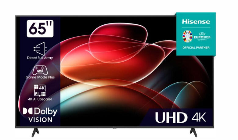 Hisense 65A69K Televisione Smart TV 65 Pollici Led 4K Ultra Hd Wi-fi Nero, Grigio