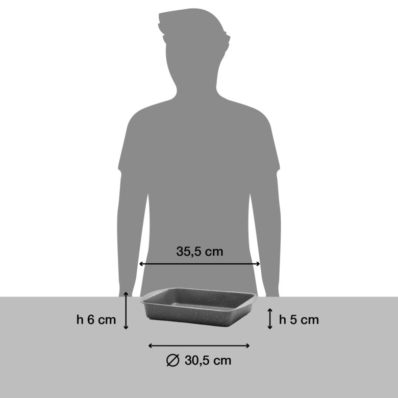 Aeternum AP000142 teglia da forno Rettangolare Alluminio