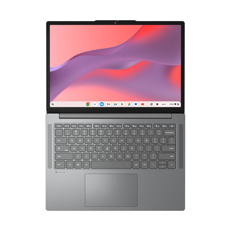 Lenovo | Notebook Chromebook | Display 14.0'' WUXGA (1920x1200) | Processore MTK M 540 | Memoria RAM 4GB | Memoria SSD 64GB_ | Scheda grafica Integrata | Sistema Operativo CHROME OS | LUNA_GREY | Caricatore NON incluso