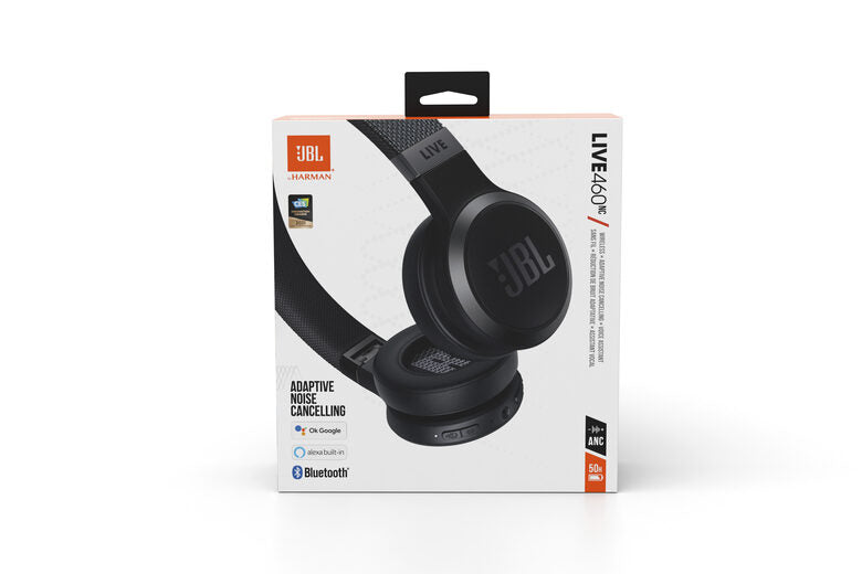JBL LIVE 460 NC Cuffie Con cavo e senza cavo A Padiglione MUSICA USB tipo-C Bluetooth Nero