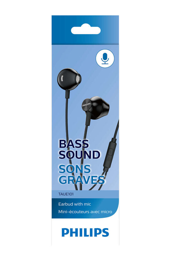 Philips TAUE101BK/00 cuffia e auricolare Cuffie Cablato In-ear Musica e Chiamate Nero