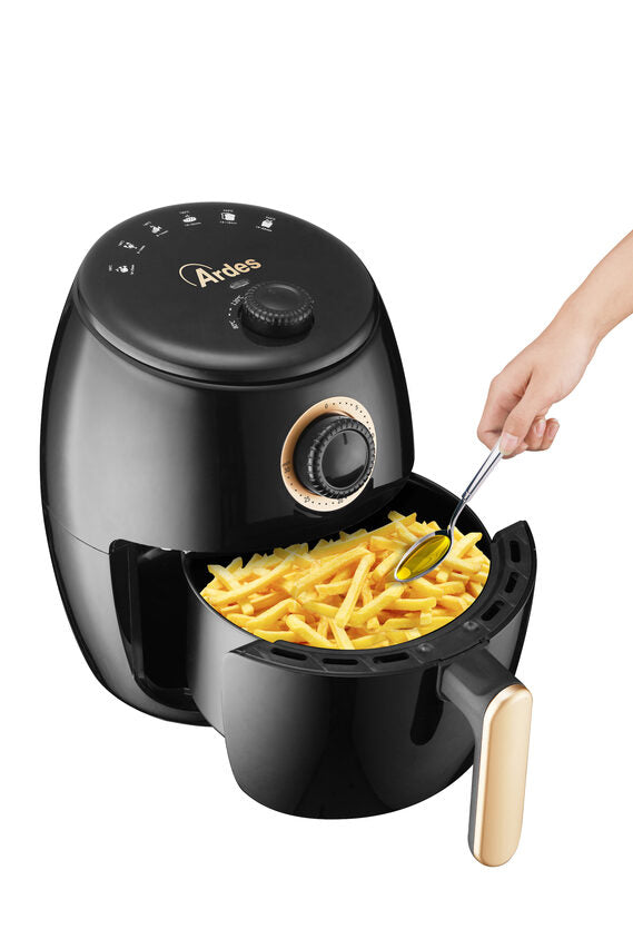 Ardes Eldorada Mini Singolo 2 L Indipendente 1000 W Friggitrice ad aria calda Nero
