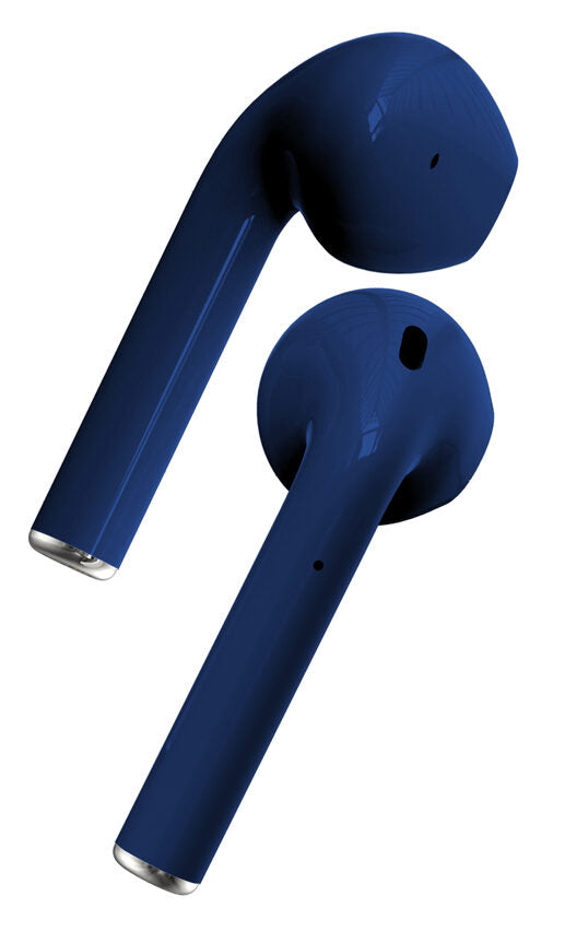 Area Stone C100+ - Auricolari a capsula con custodia di ricarica + Base di ricarica wireless, Blu