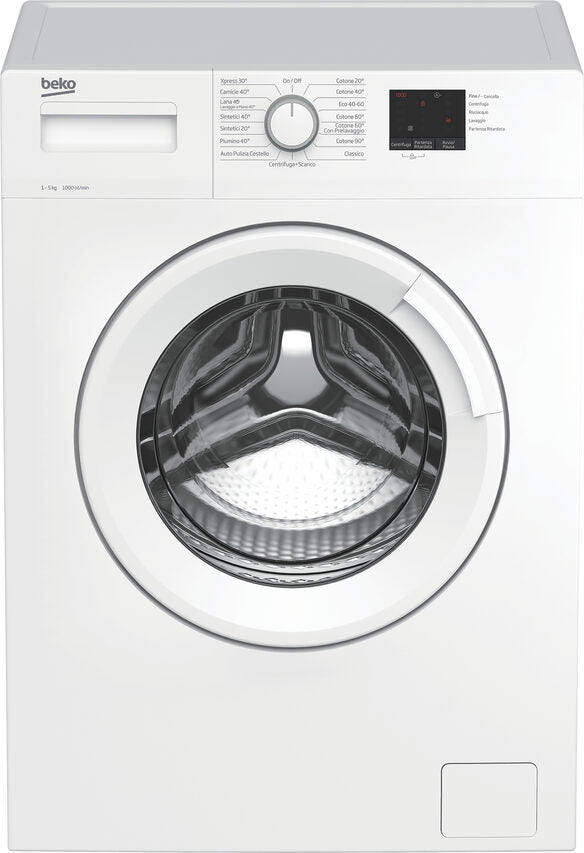 Beko WRXS51021W/IT lavatrice Caricamento frontale 5 kg 1000 Giri/min E Bianco