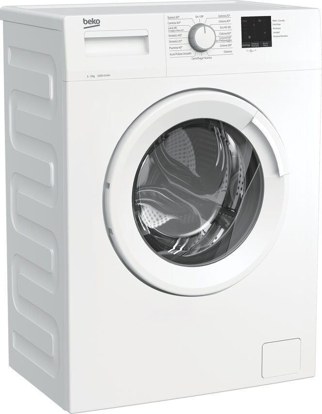 Beko WRXS51021W/IT lavatrice Caricamento frontale 5 kg 1000 Giri/min E Bianco