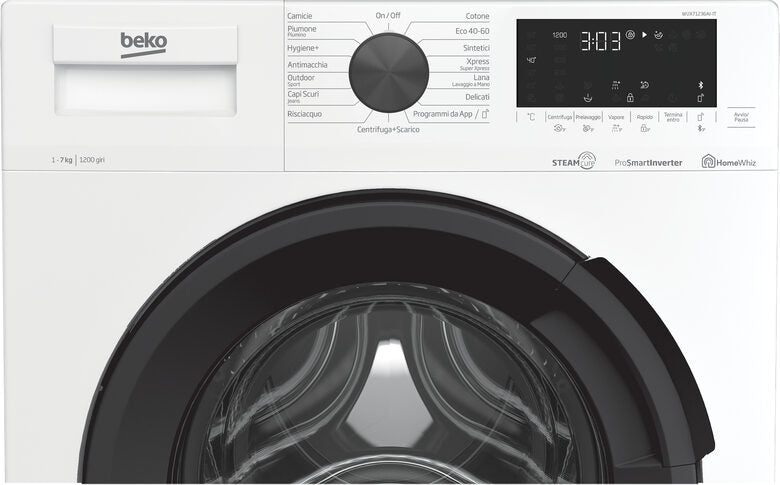 Beko Lavatrice a Vapore WUX71236AI-IT 7 kg D 1200 giri/min