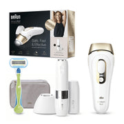 Braun Silk-expert Pro 5 PL5129 Silk expert Pro , Epilatore Luce Pulsata IPL, Sistema di Epilazione Permanente dei Peli Visibili per Donna, Bianco/Oro