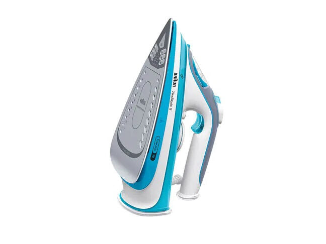 Braun TexStyle 5 SI 5006 BL Ferro da stiro a secco e a vapore Ceramica 2600 W Blu, Grigio, Bianco