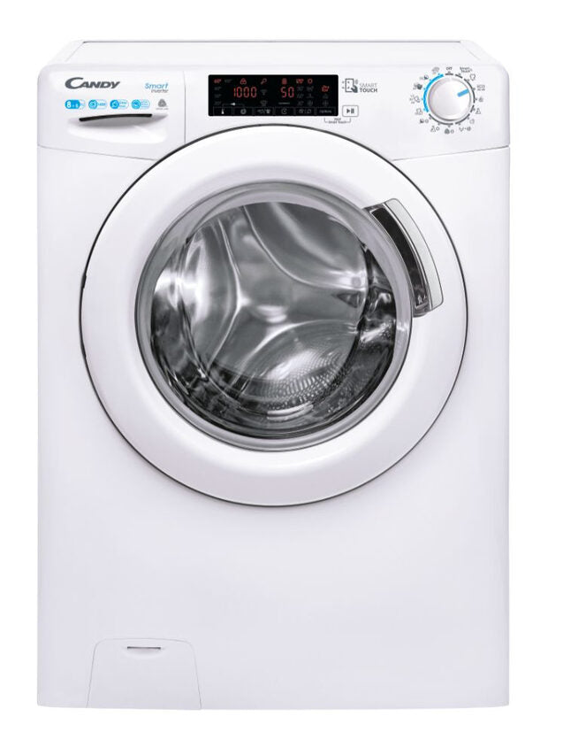 Candy Smart Inverter CSWS 485TWME/1-S lavasciuga Libera installazione Caricamento frontale Bianco D
