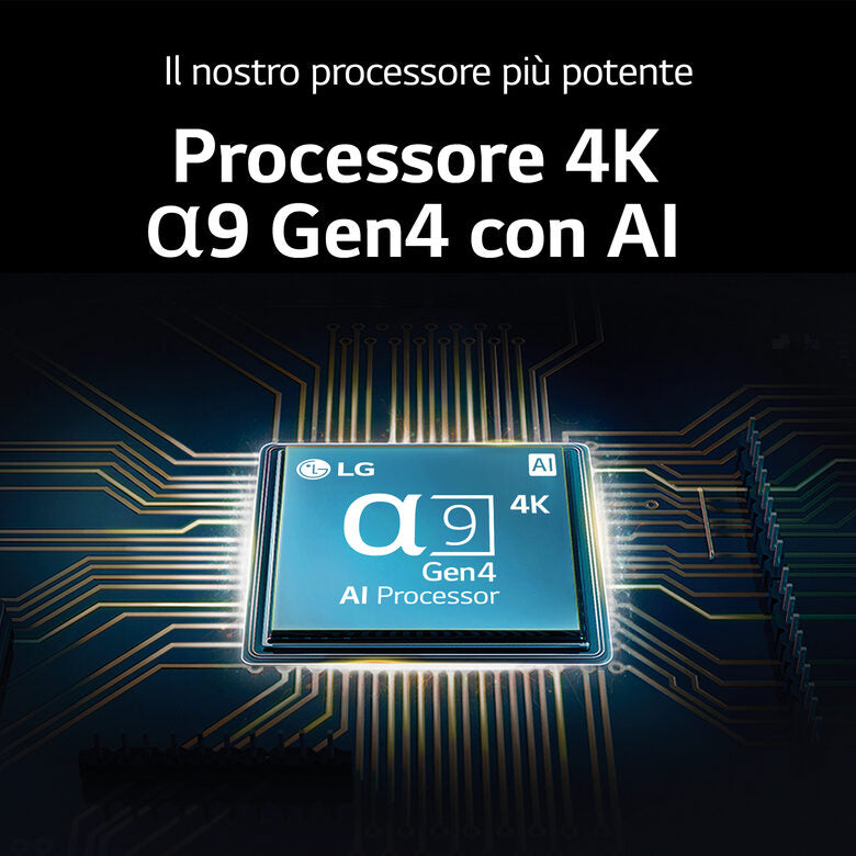 LG OLED65G16LA TV OLED evo 65" Smart TV 4K Ultra HD Wi-Fi Processore α9 Gen4 AI Picture Pro
