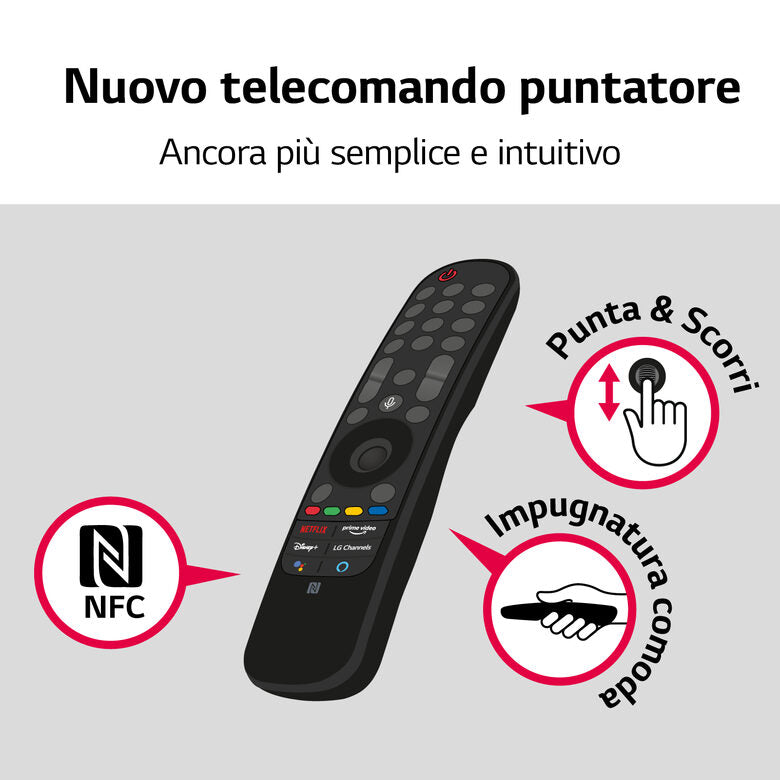 LG OLED OLED77A16LA 77" Smart TV 4K Ultra HD Wi-Fi Processore α7 Gen4 AI Picture