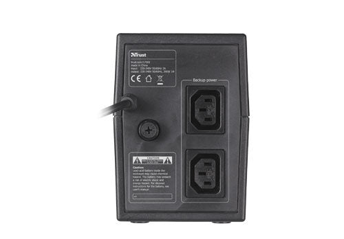 Trust 600VA 0,6 kVA 2 presa(e) AC