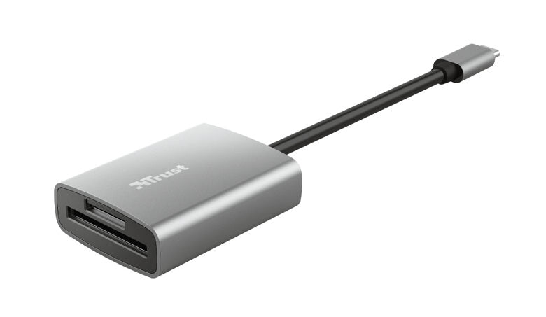 Trust 24136 lettore di schede USB 3.2 Gen 1 (3.1 Gen 1) Type-C Alluminio