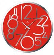 Lowell 14892R orologio da parete Orologio da parete in quarzo Rotondo Rosso