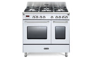 De’Longhi MEM 965T WX ED cucina Cucina freestanding Elettrico Gas Acciaio inox, Bianco