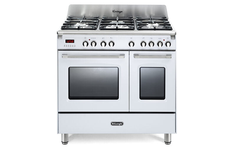 De’Longhi MEM 965T WX ED cucina Cucina freestanding Elettrico Gas Acciaio inox, Bianco