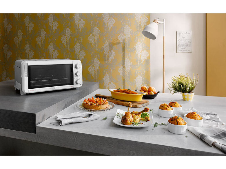 De’Longhi EO 12512.WG fornetto con tostapane 12 L 1400 W Nero, Bianco Grill
