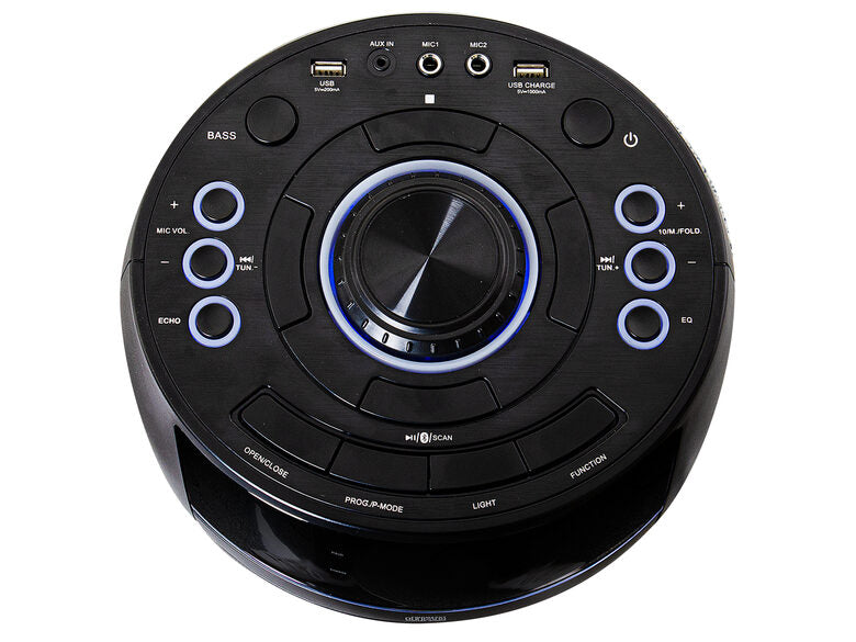 Trevi XF 900 CD Sistema PA portatile 90 W Nero