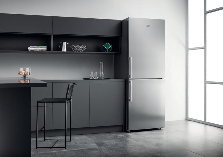 Hotpoint HA70BI 52 X frigorifero con congelatore Libera installazione 444 L E Acciaio inossidabile
