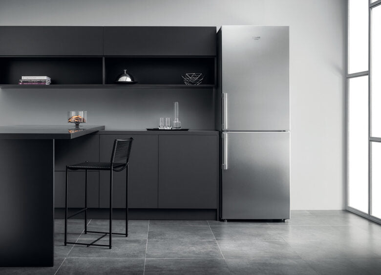 Hotpoint HA70BI 52 X frigorifero con congelatore Libera installazione 444 L E Acciaio inossidabile