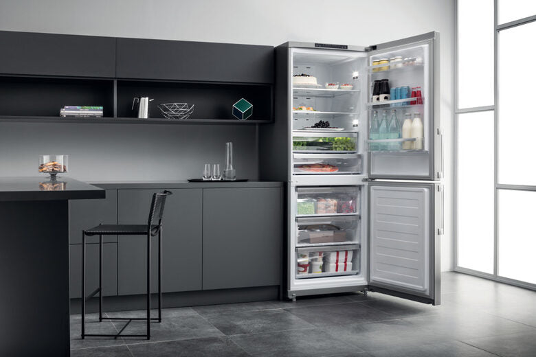 Hotpoint HA70BI 52 X frigorifero con congelatore Libera installazione 444 L E Acciaio inossidabile