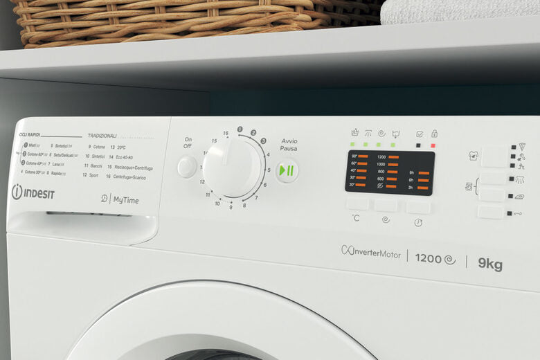 Indesit MTWA 91283 W IT lavatrice Caricamento frontale 9 kg 1200 Giri/min D Bianco