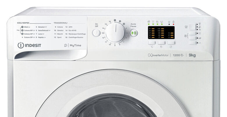 Indesit MTWA 91283 W IT lavatrice Caricamento frontale 9 kg 1200 Giri/min D Bianco