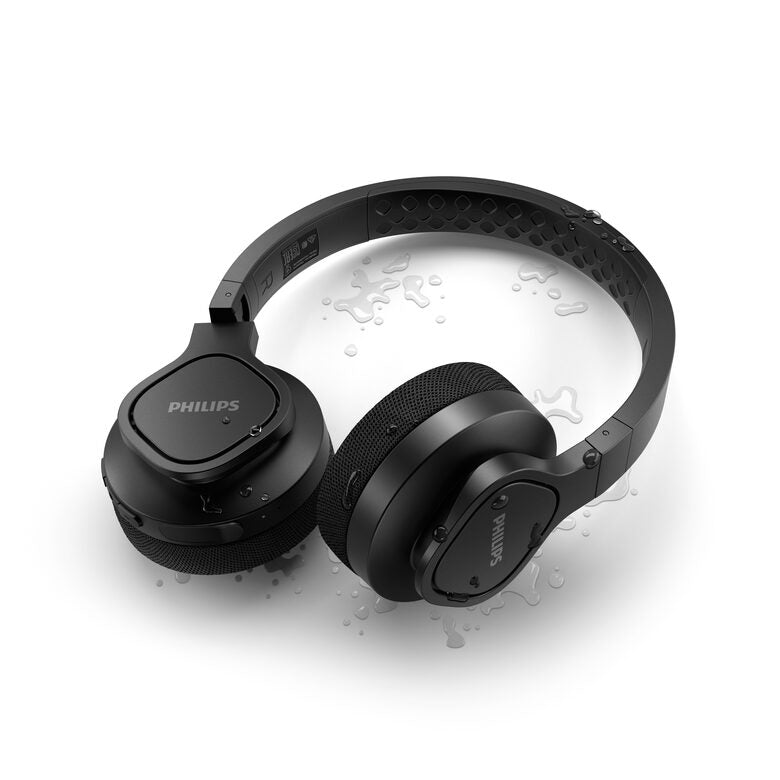 Philips TAA4216BK/00 cuffia e auricolare Con cavo e senza cavo A Padiglione Sport USB tipo-C Bluetooth Nero
