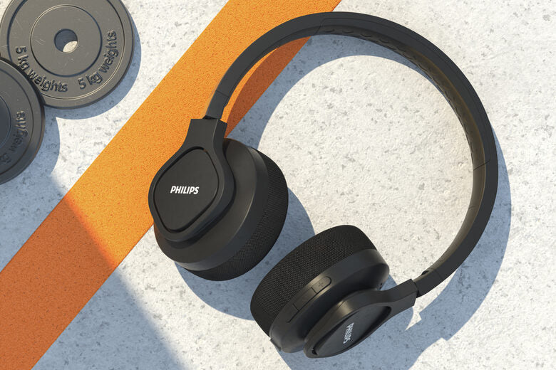 Philips TAA4216BK/00 cuffia e auricolare Con cavo e senza cavo A Padiglione Sport USB tipo-C Bluetooth Nero